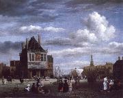 Jacob van Ruisdael The Dam with the weigh house at Amsterdam France oil painting artist